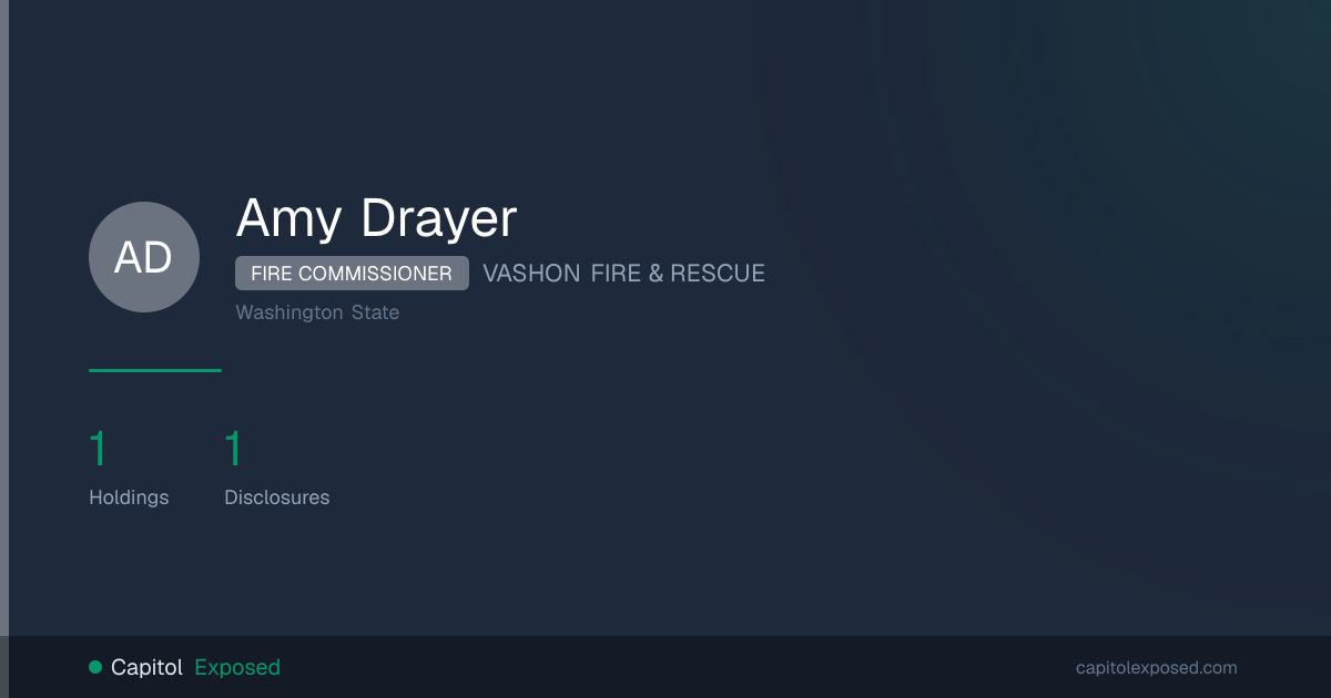 Amy Drayer, FIRE COMMISSIONER | CapitolExposed