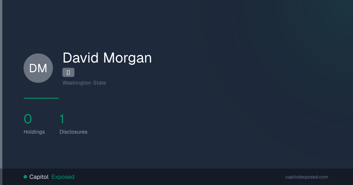 David Morgan | CapitolExposed